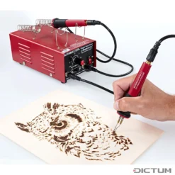 Set Complet D'appareil De Pyrogravure Burnmaster Eagle, Incl. 15 Pointes -Bois Et Outils 715300 05 A WE 8 Burnmaster Eagle Brandmalger t Set inkl 15 Brennschleifen WZ jpg