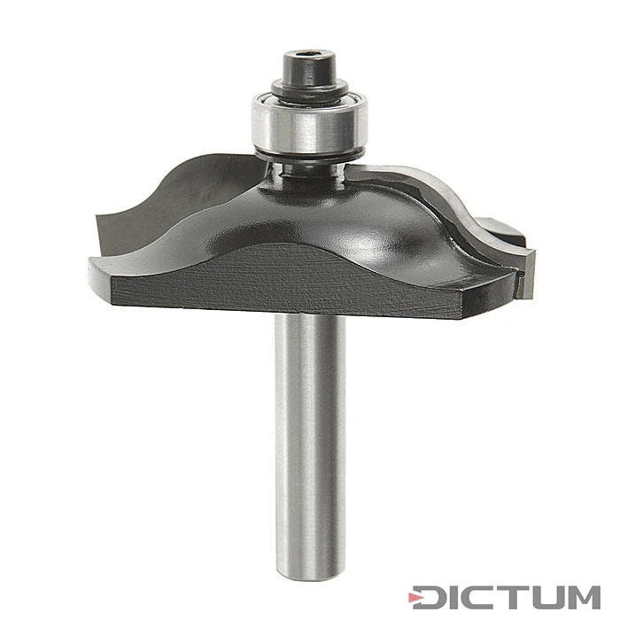 Fraise Plate-bande HW, Roulement à Billes, Queue Ø 8 Mm, Corniche, Ø 50,8 Mm