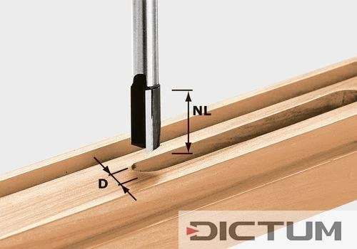 Festool Fraise à Rainurer HW S8 D10/25